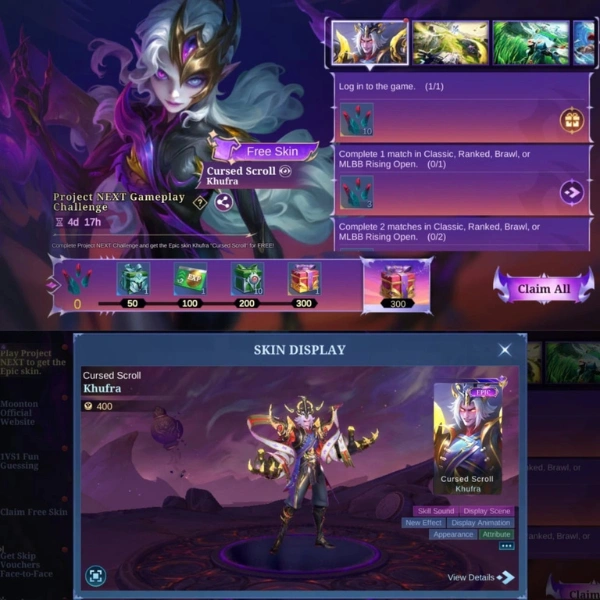 Skin Kufra Cursed Scroll