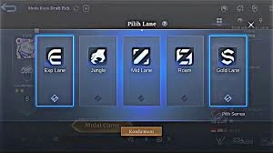 Fitur Pilih Lane di Rank